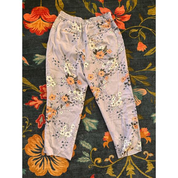 NWT J.Crew Garden Floral High-Rise Pants Size 8 - Picture 4 of 7
